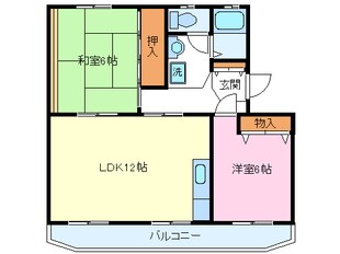 メゾンドールⅠの物件間取画像